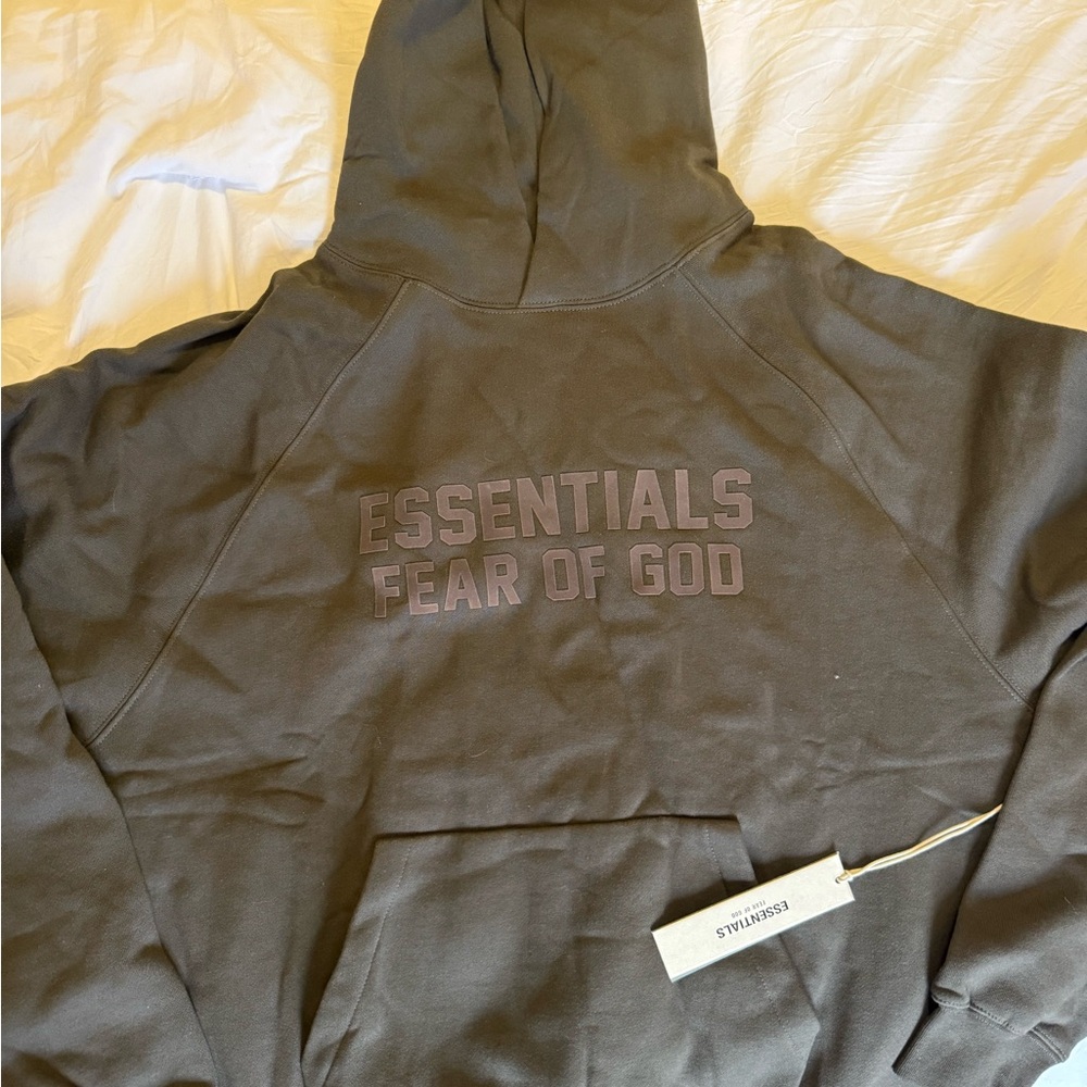 Fear of God Essentials Charcoal Hoodie